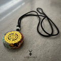 Collar de Orgonita con Sri Yantra