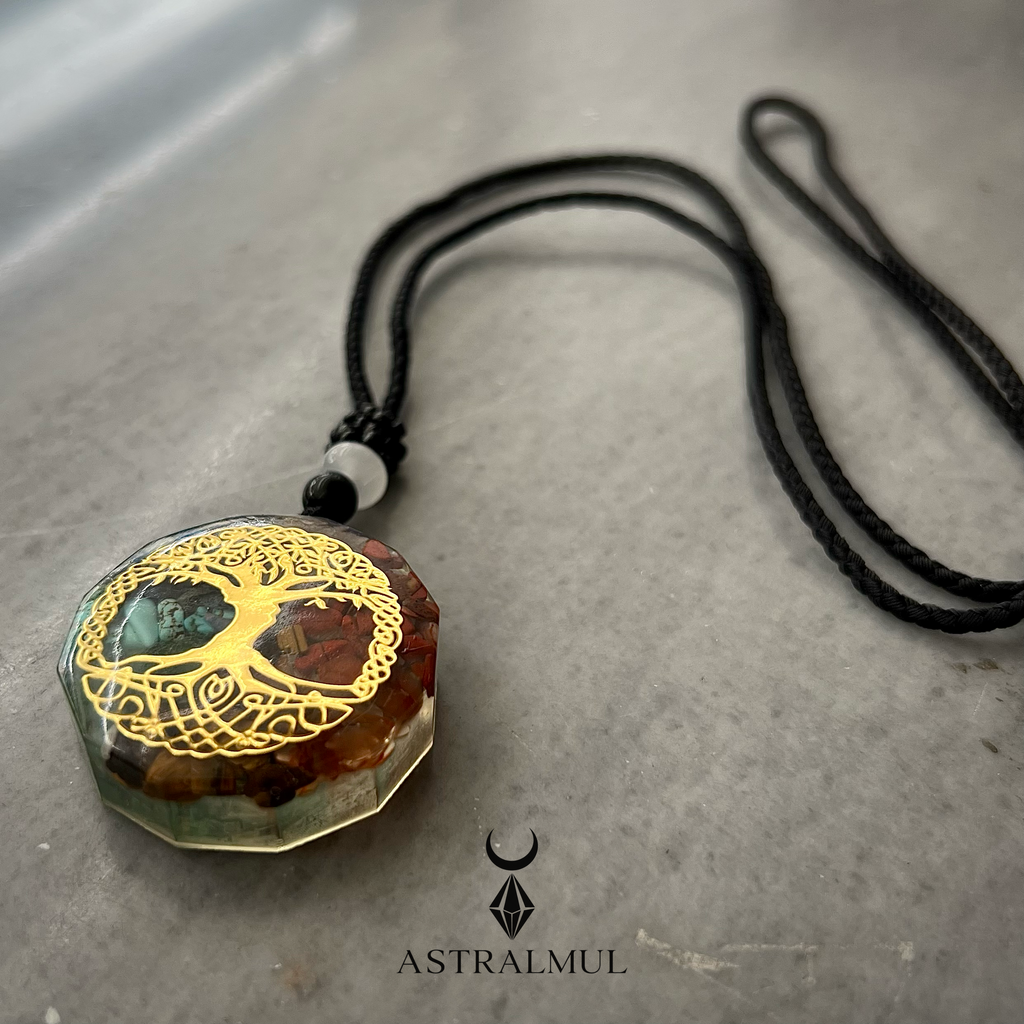 Collar de Orgonita con Árbol de la Vida