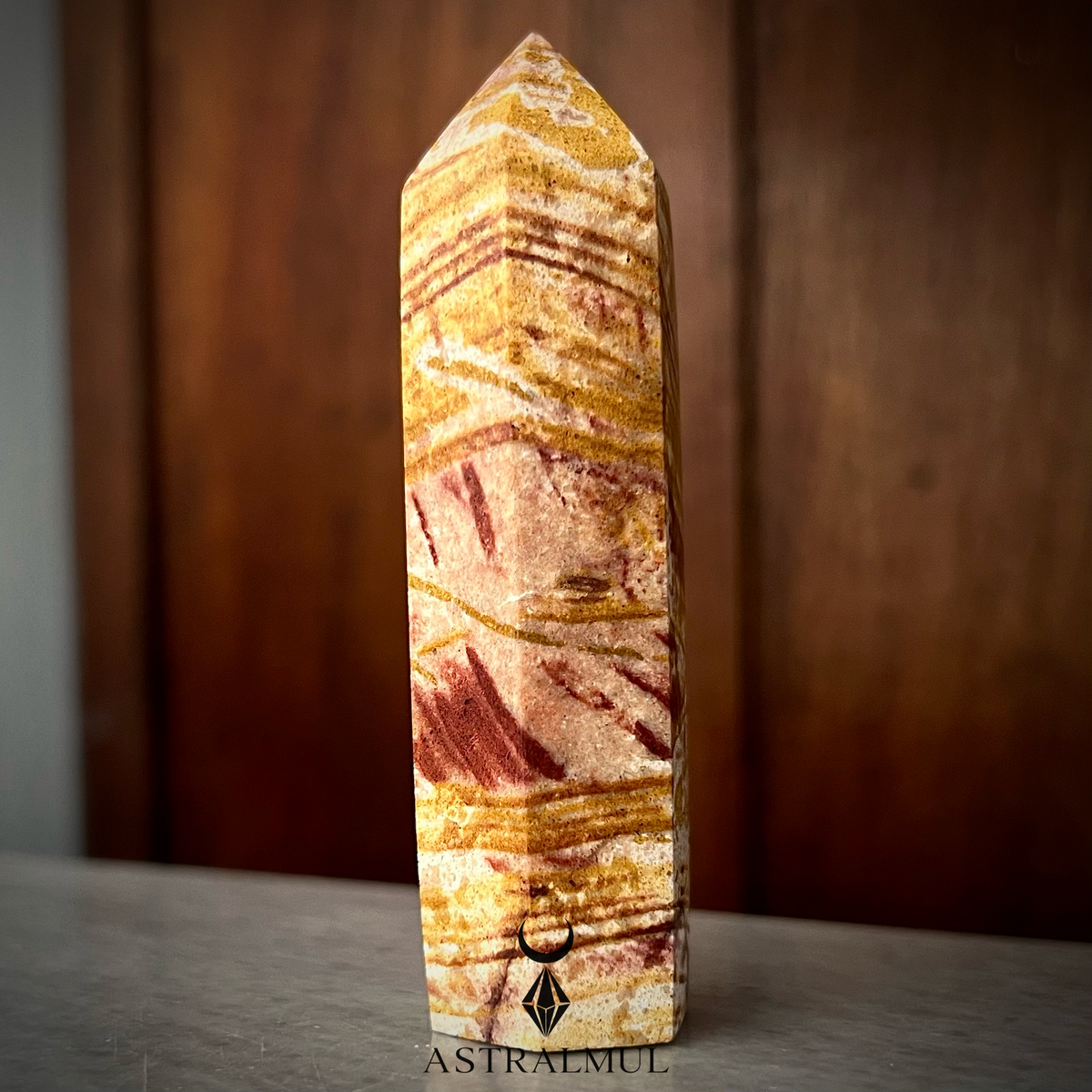 Torre Obelisco de Piedra Van Gogh Natural
