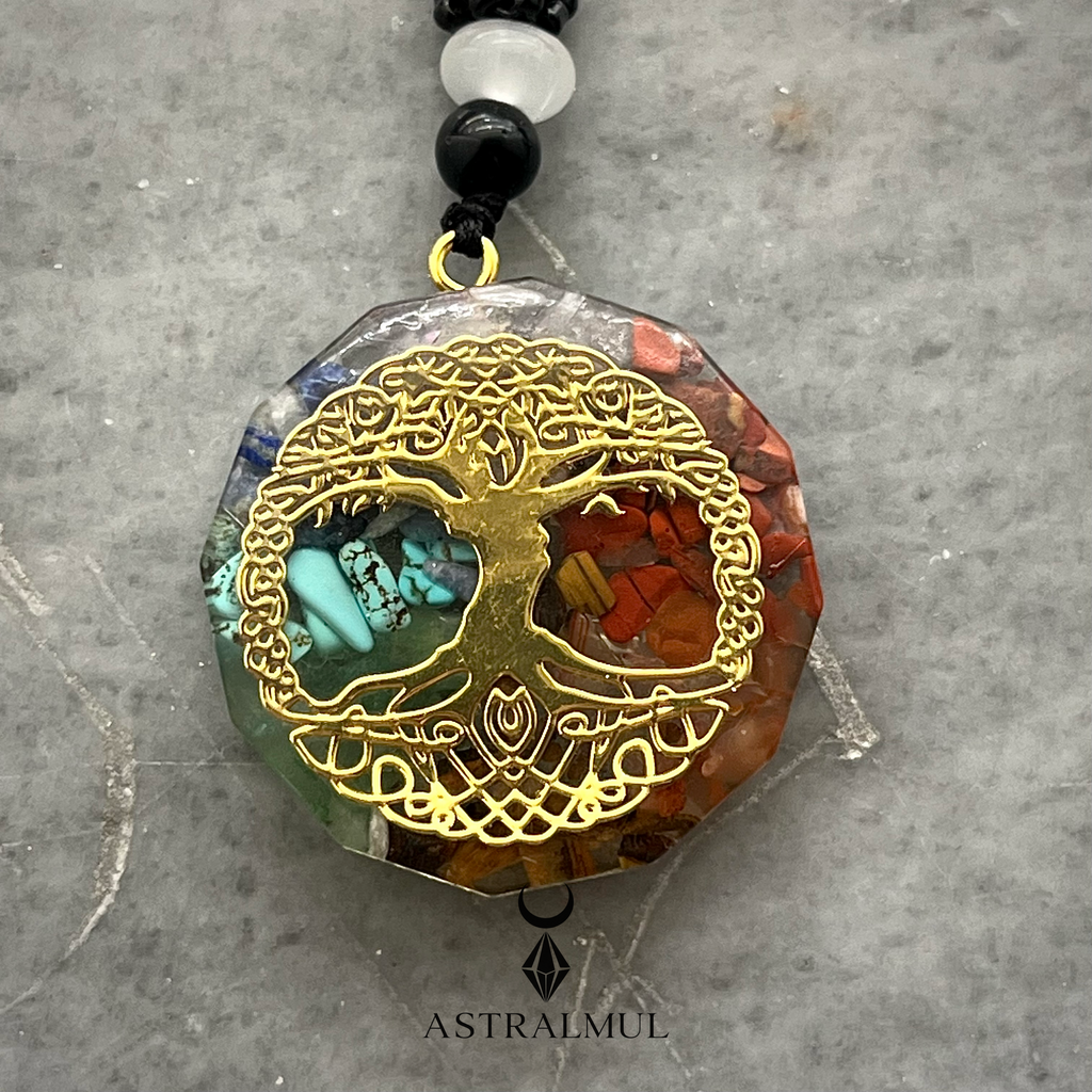 Collar de Orgonita con Árbol de la Vida