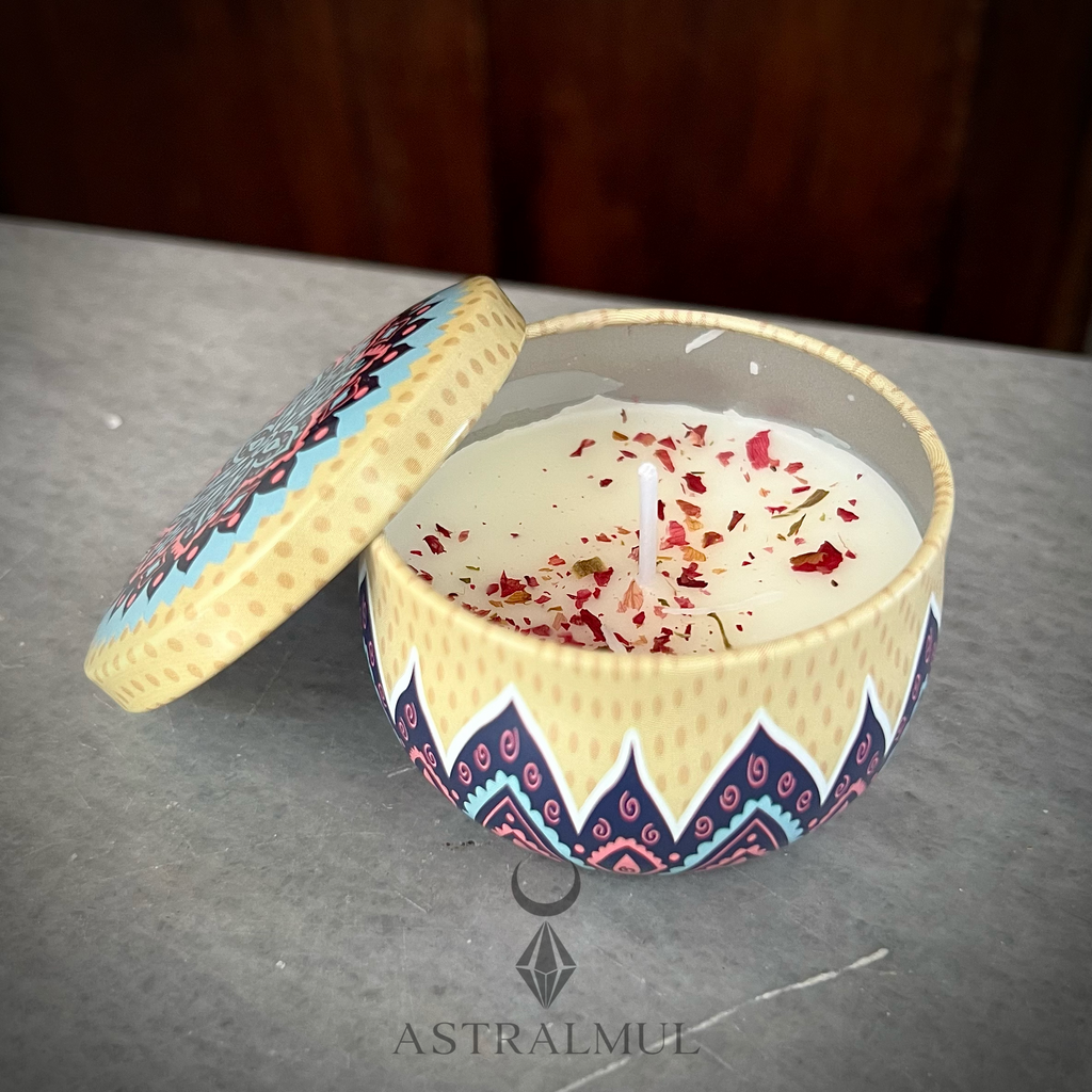 Vela Aromática Mandala |6cm x 4cm