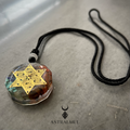 Collar de Orgonita con Estrella de David
